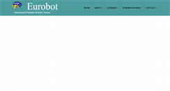 Desktop Screenshot of eurobot.org