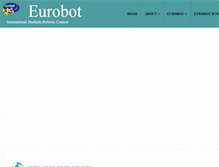Tablet Screenshot of eurobot.org